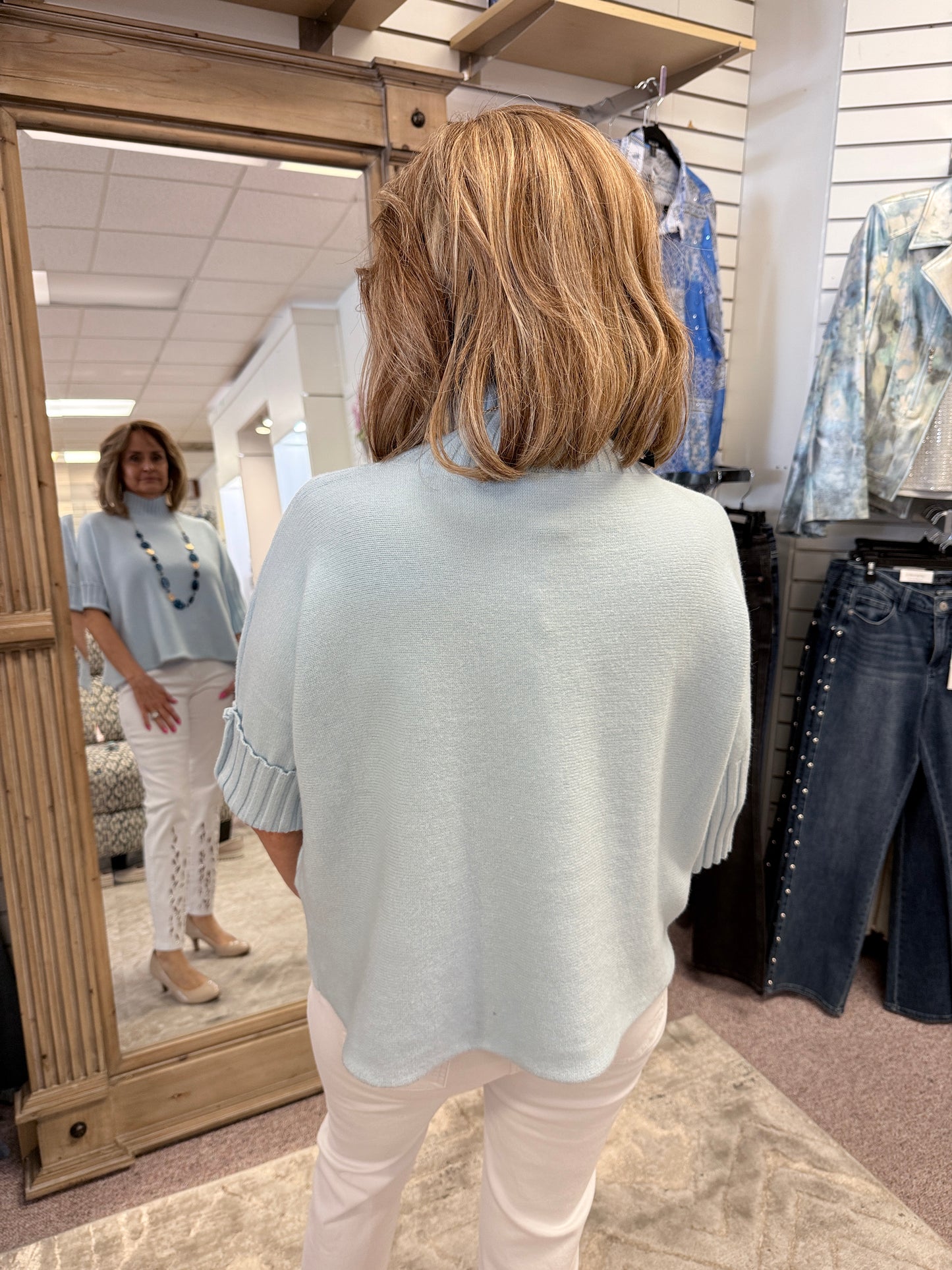 4181 Light Blue Sweater RAIN