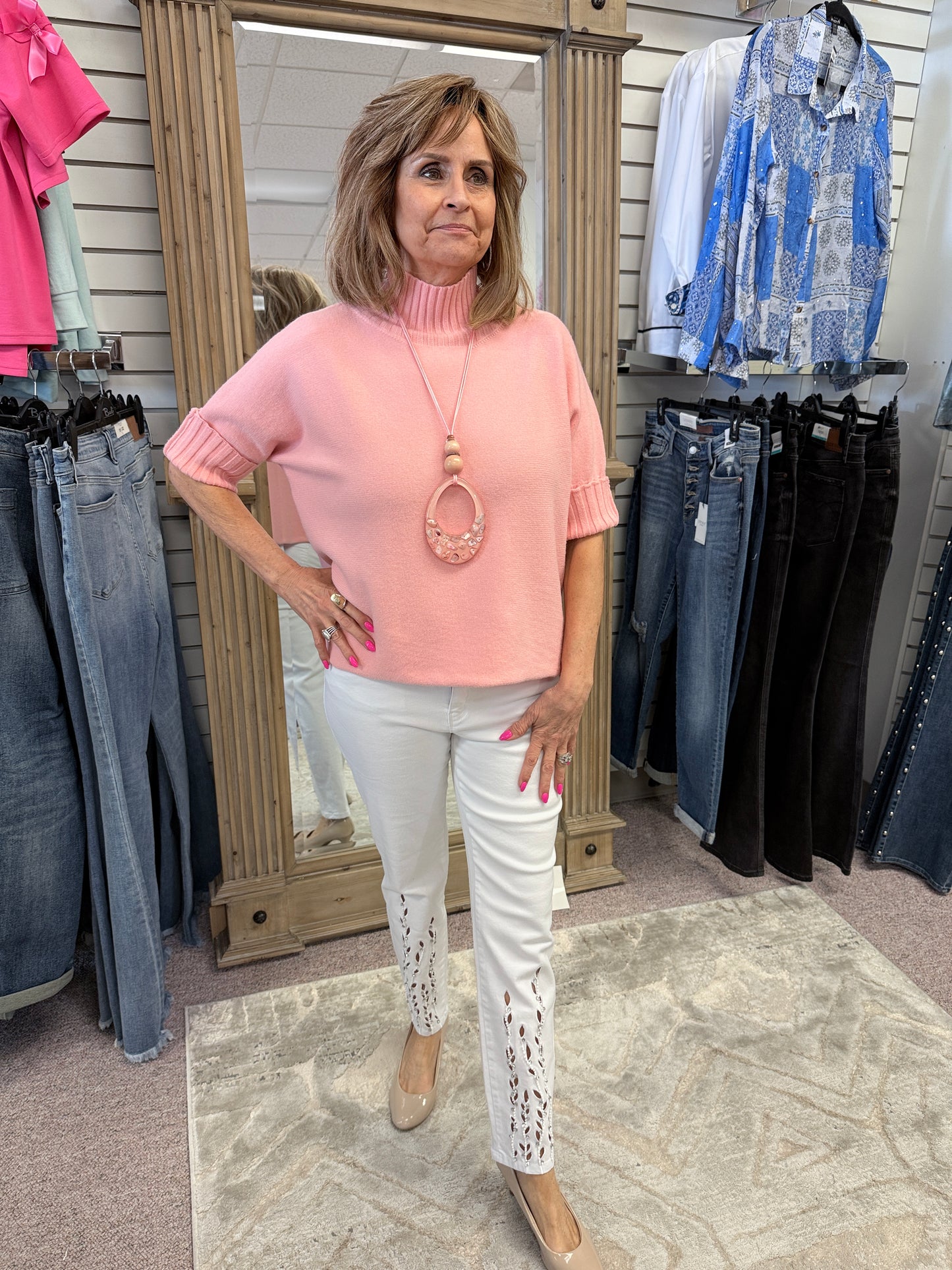 4181 Pink Sweater RAIN