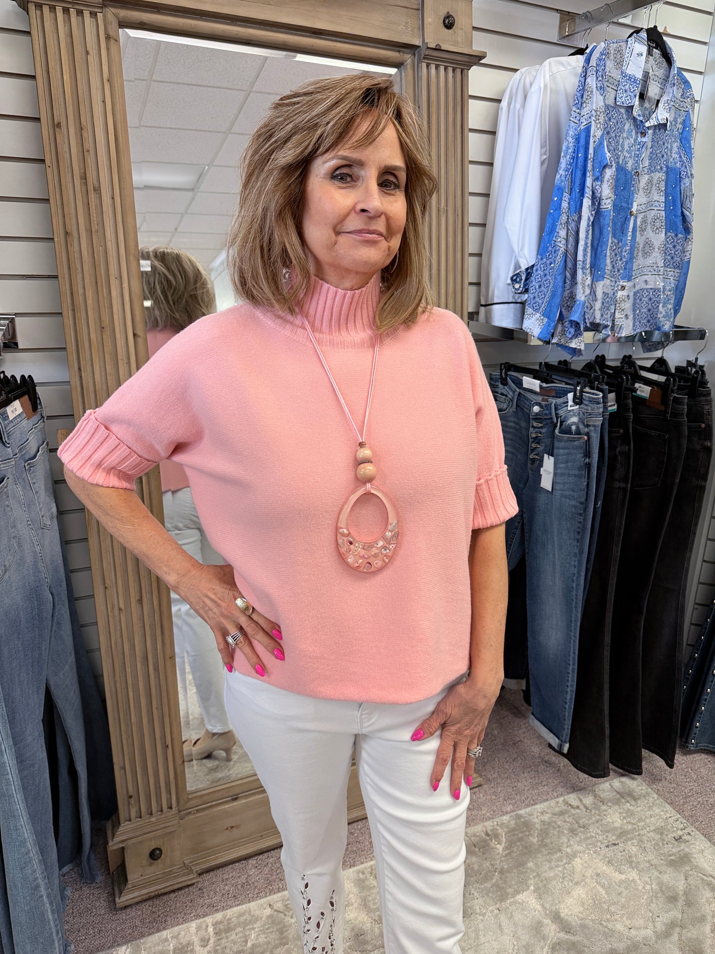4181 Pink Sweater RAIN