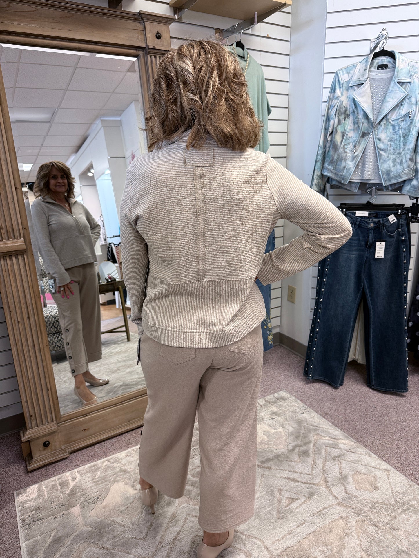 21510 Oakwood Stripe Pullover HAB