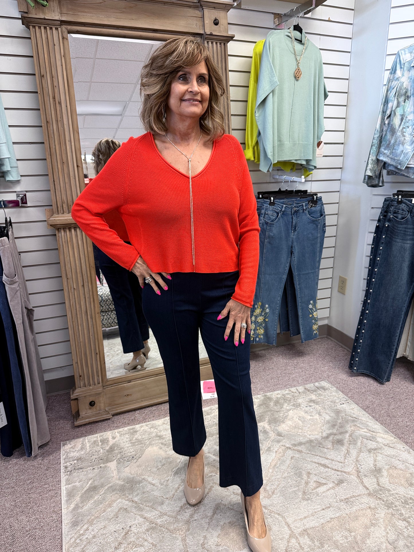 5978 Misu V Coral Top KER