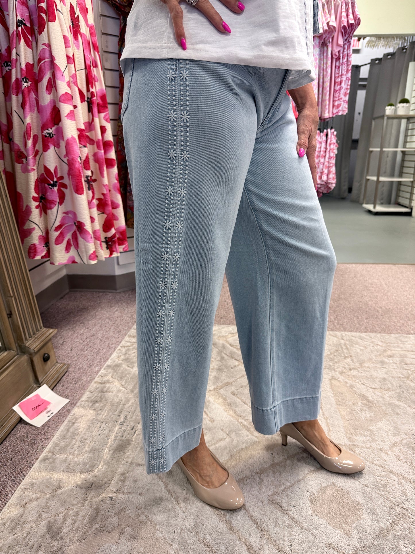 4SSL Stride Crop Wide Leg LVP