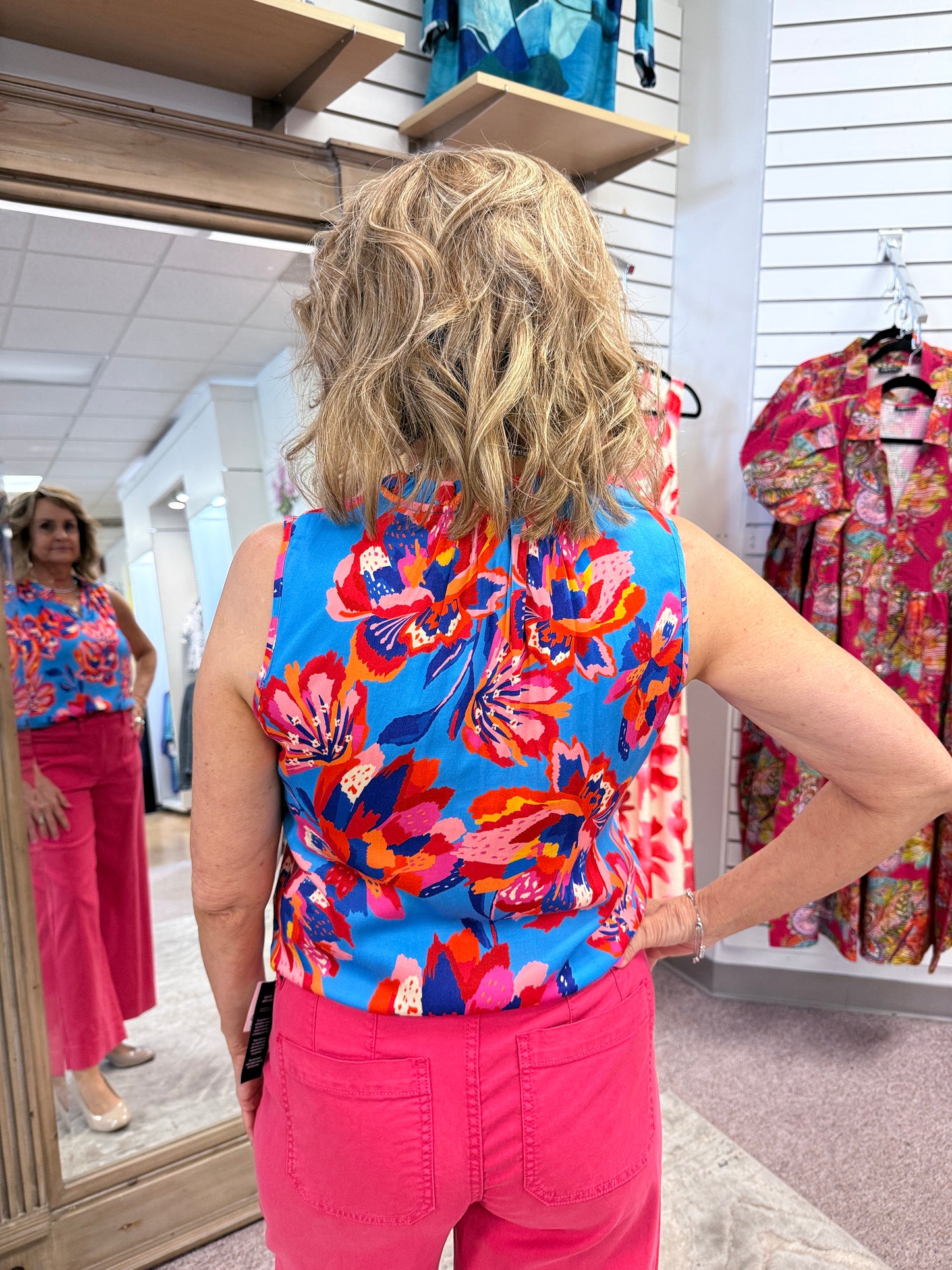 3109 Blouse W/Frill HTI