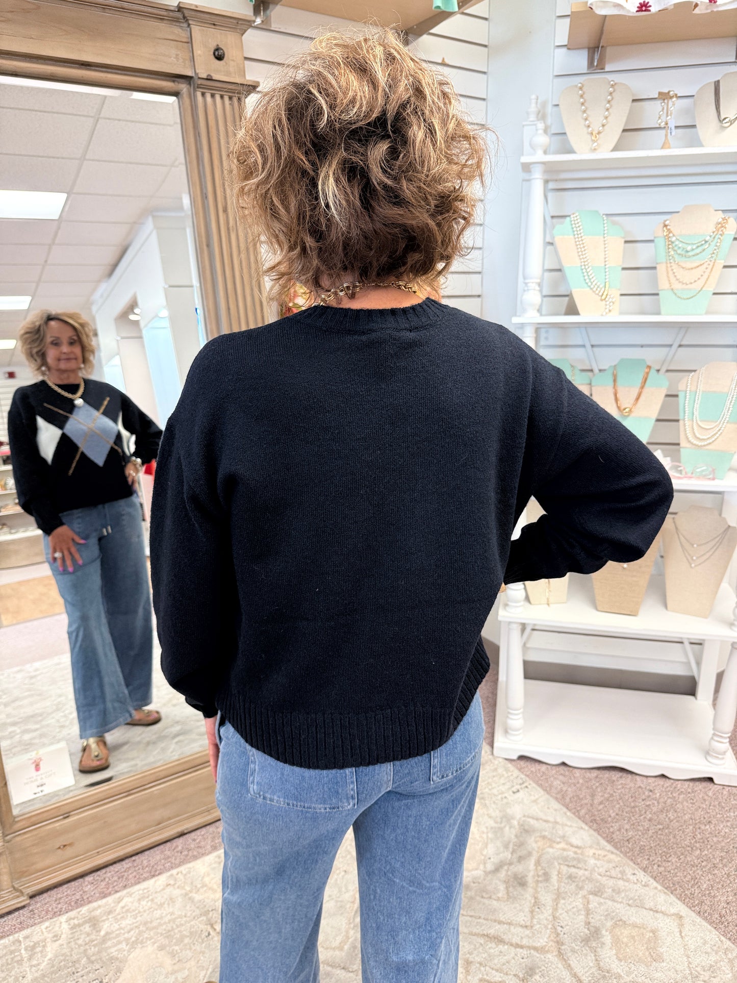 2048 Argyle Jacquard Sweater CWB