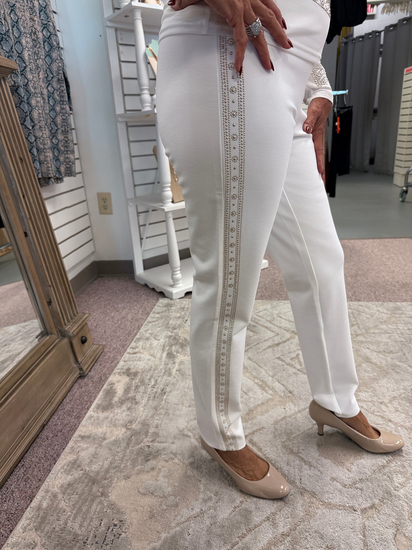 3504 Cream Side Bling AZI