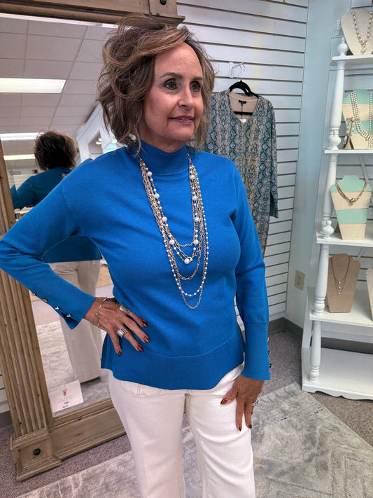 JAZBL MOCK NECK SWEATER MCC