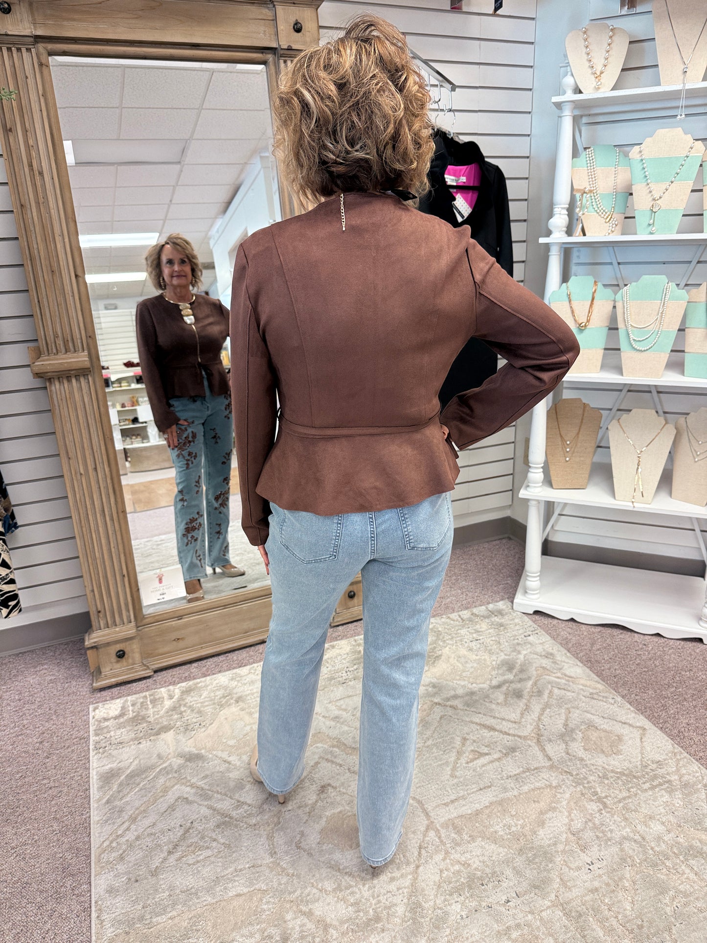 1070 Jacket W/Tie Waist THML