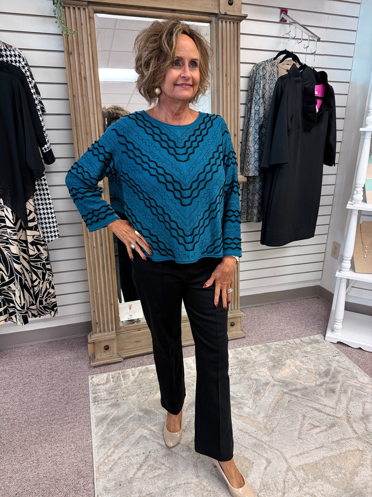 901711 Wave Sweater Pullover OLV