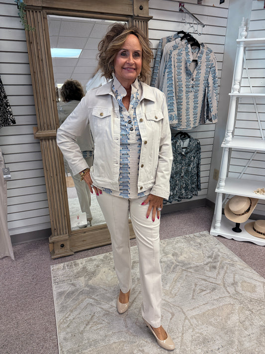 31520 Dove Jean Jacket HAB