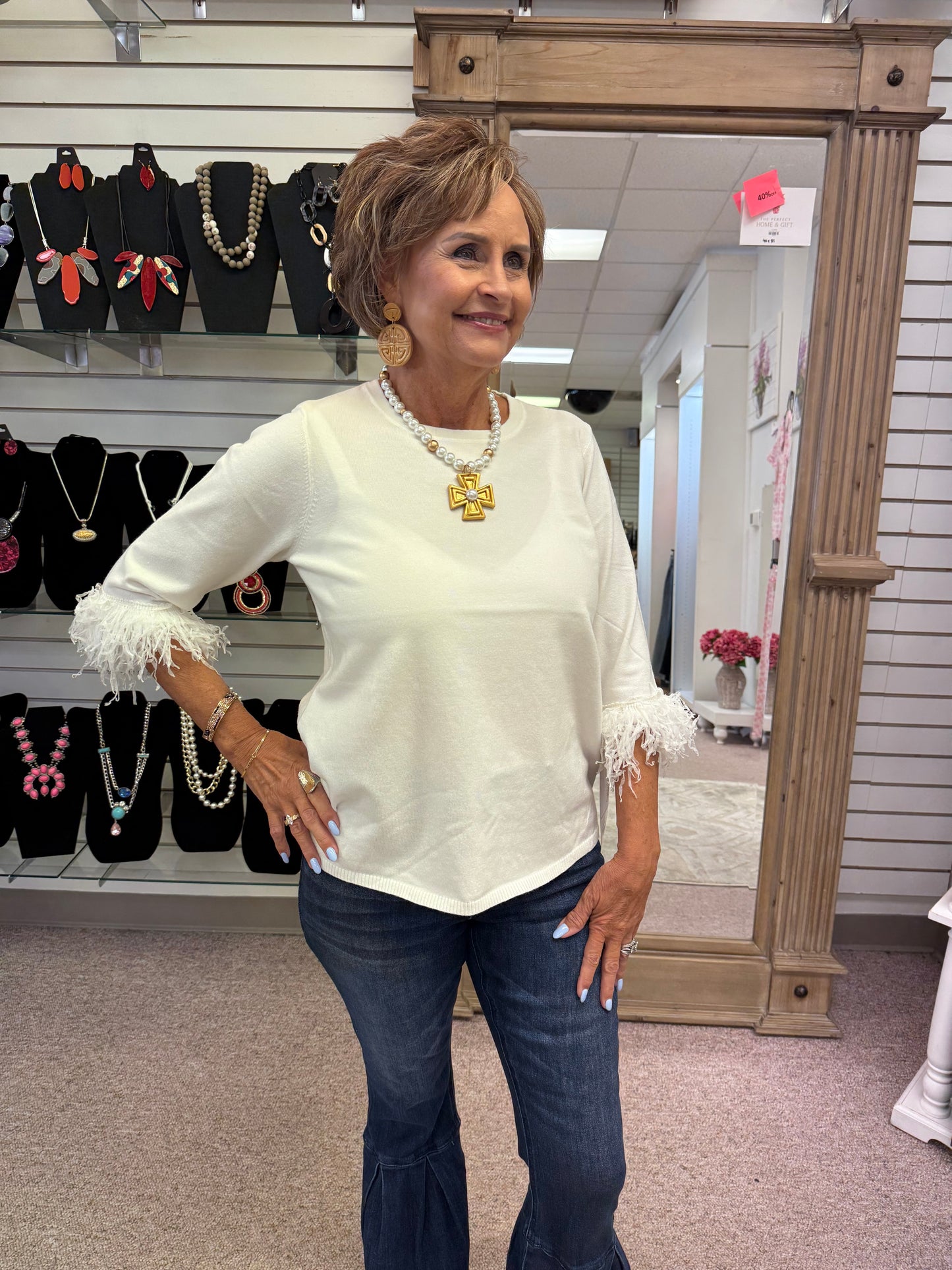5267 CRM Cashmere Scoop Neck LBC