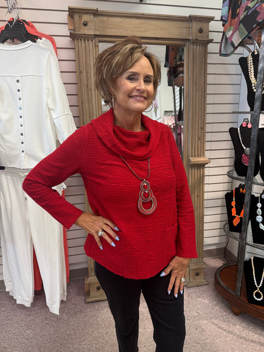 6010 Ruby Cowl Neck HAB