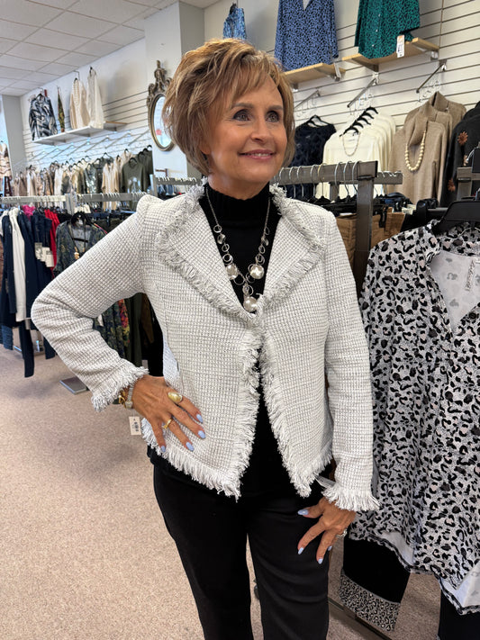 7453 CRM Fringe Jacket LBC