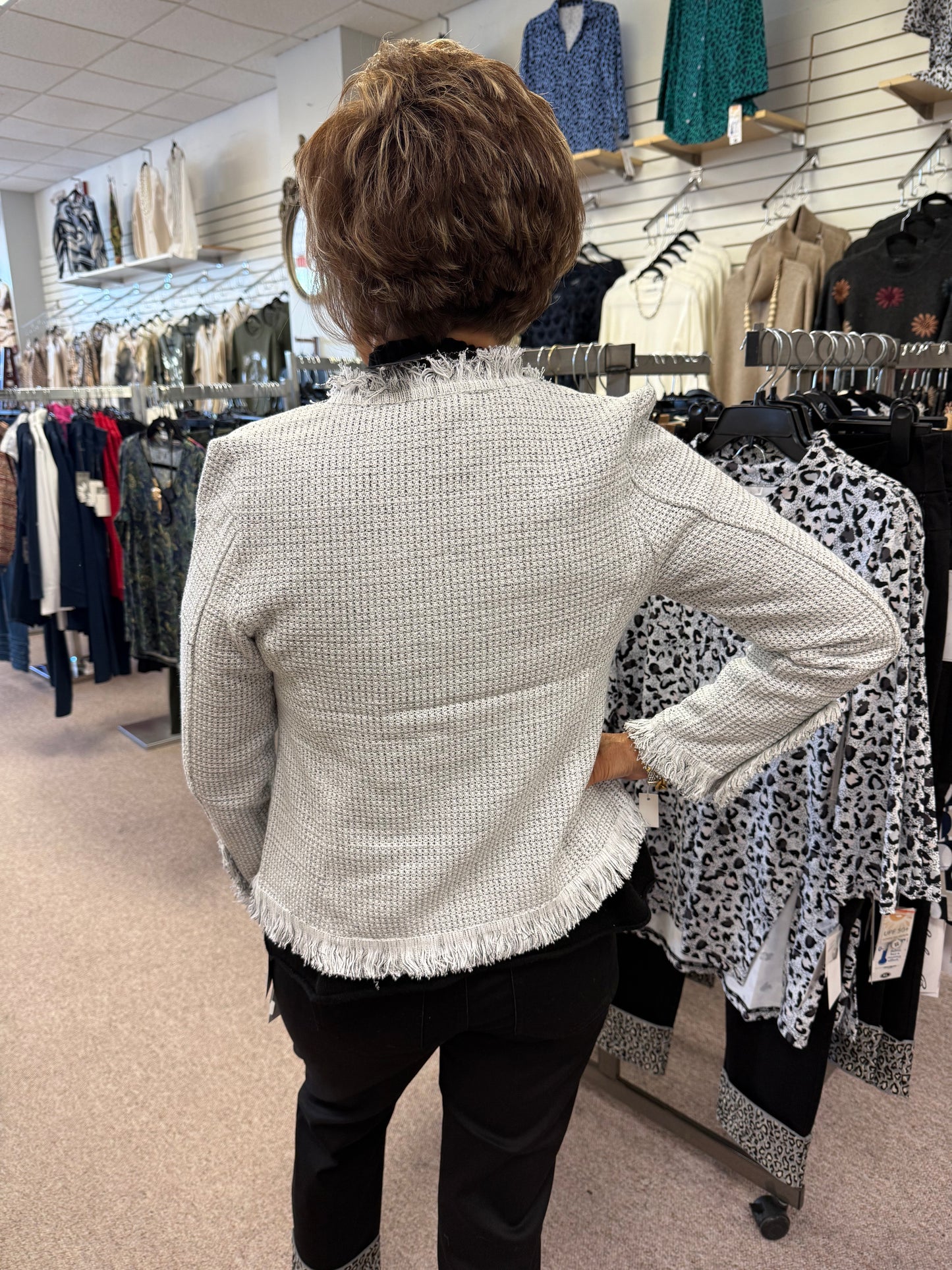 7453 CRM Fringe Jacket LBC