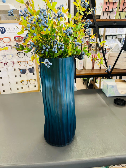 5946 Lg Indigo Vase ZOD