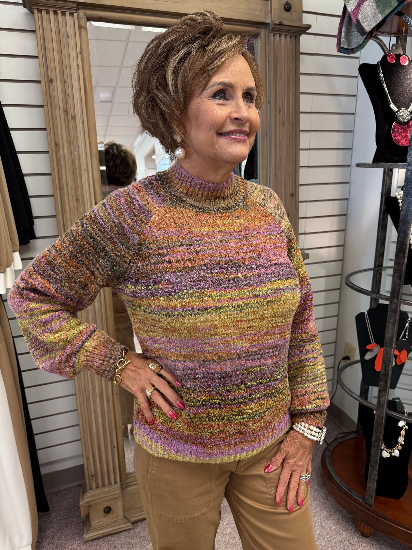 8208 Mock Neck - Cameo HTI