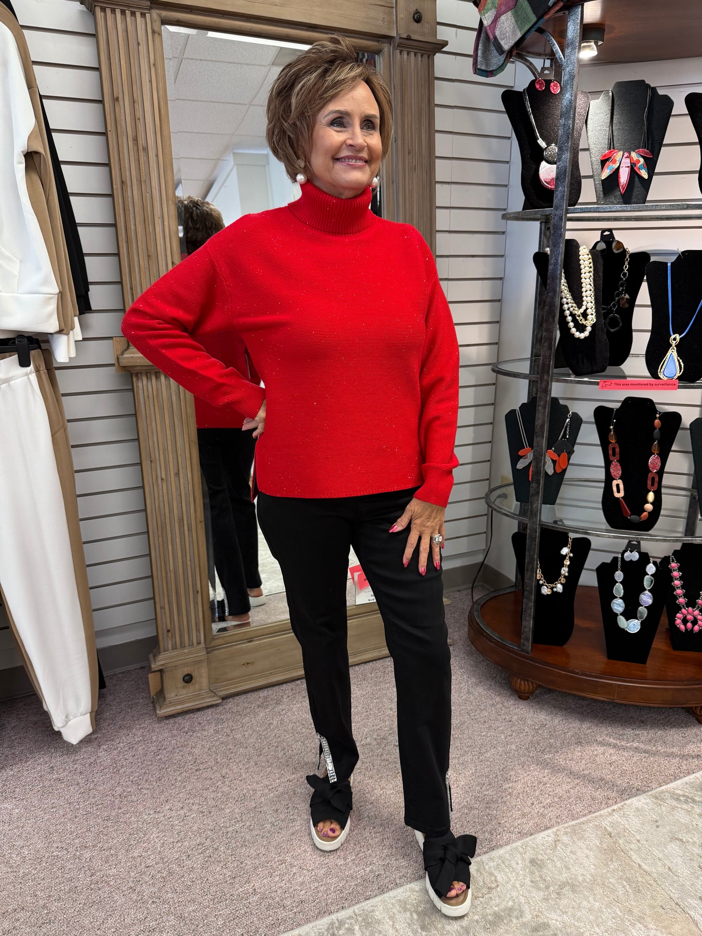 5063 Turtleneck Carmine HTI