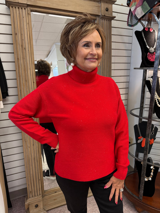 5063 Turtleneck Carmine HTI