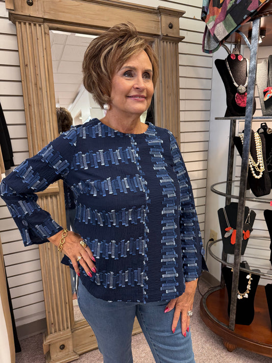 9232 Embroidered Pullover HAB