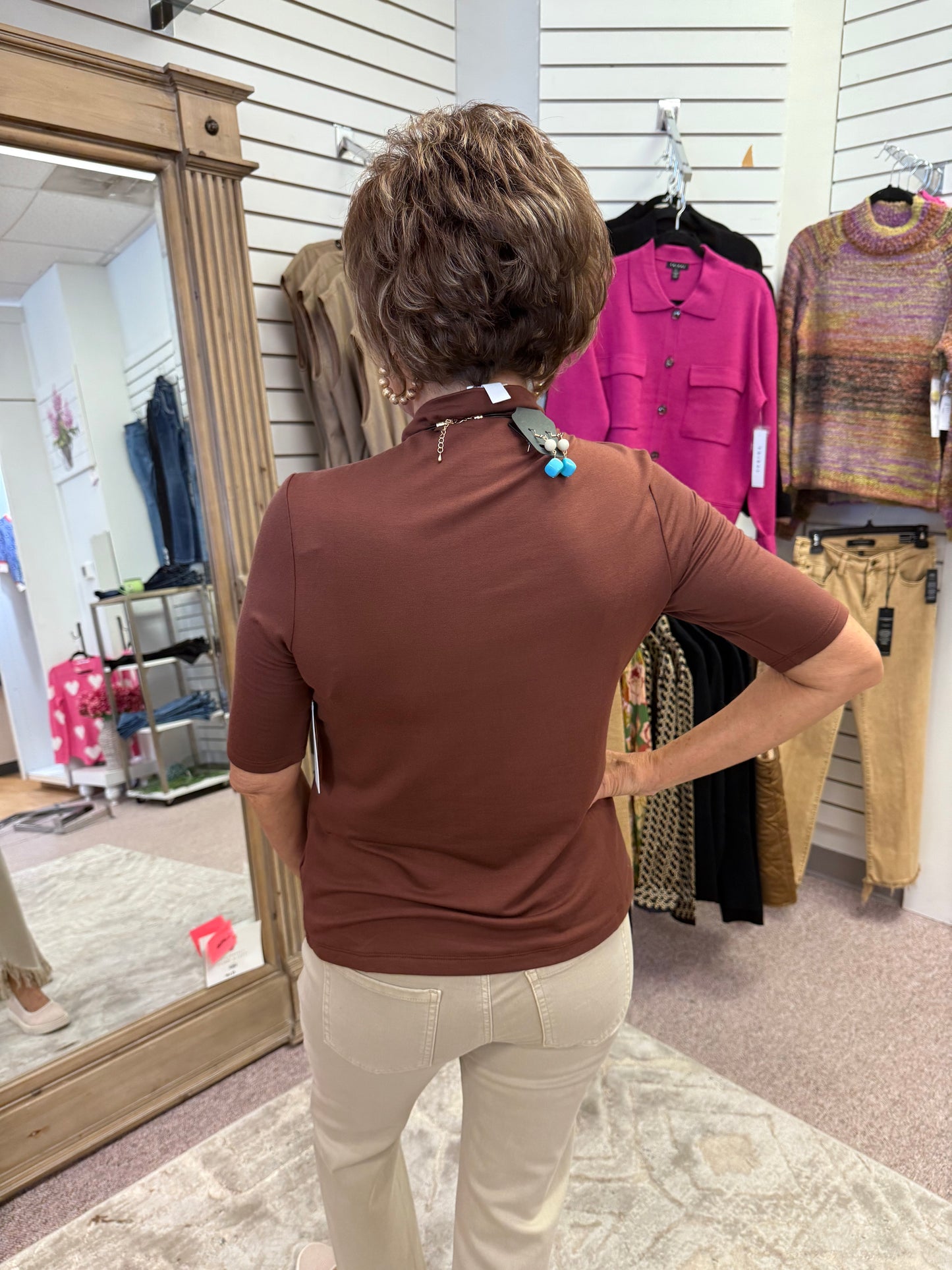 2422 Funnel Neck - Cocoa HTI