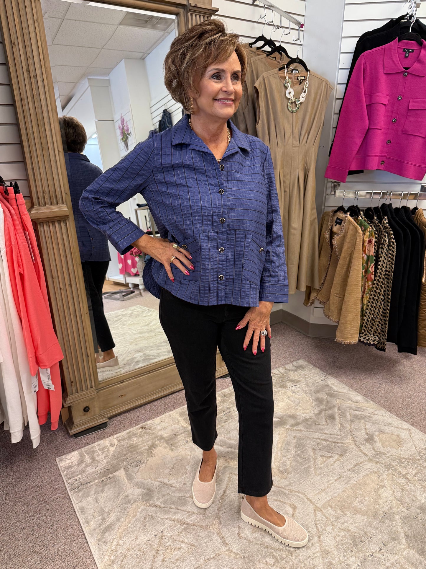 5118 Side Stripes Shirt HAB
