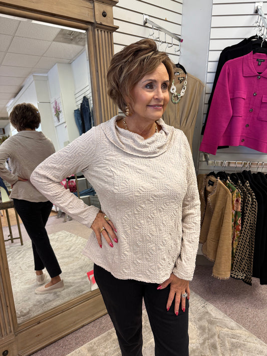 0716 Sunburst Knit Top HAB