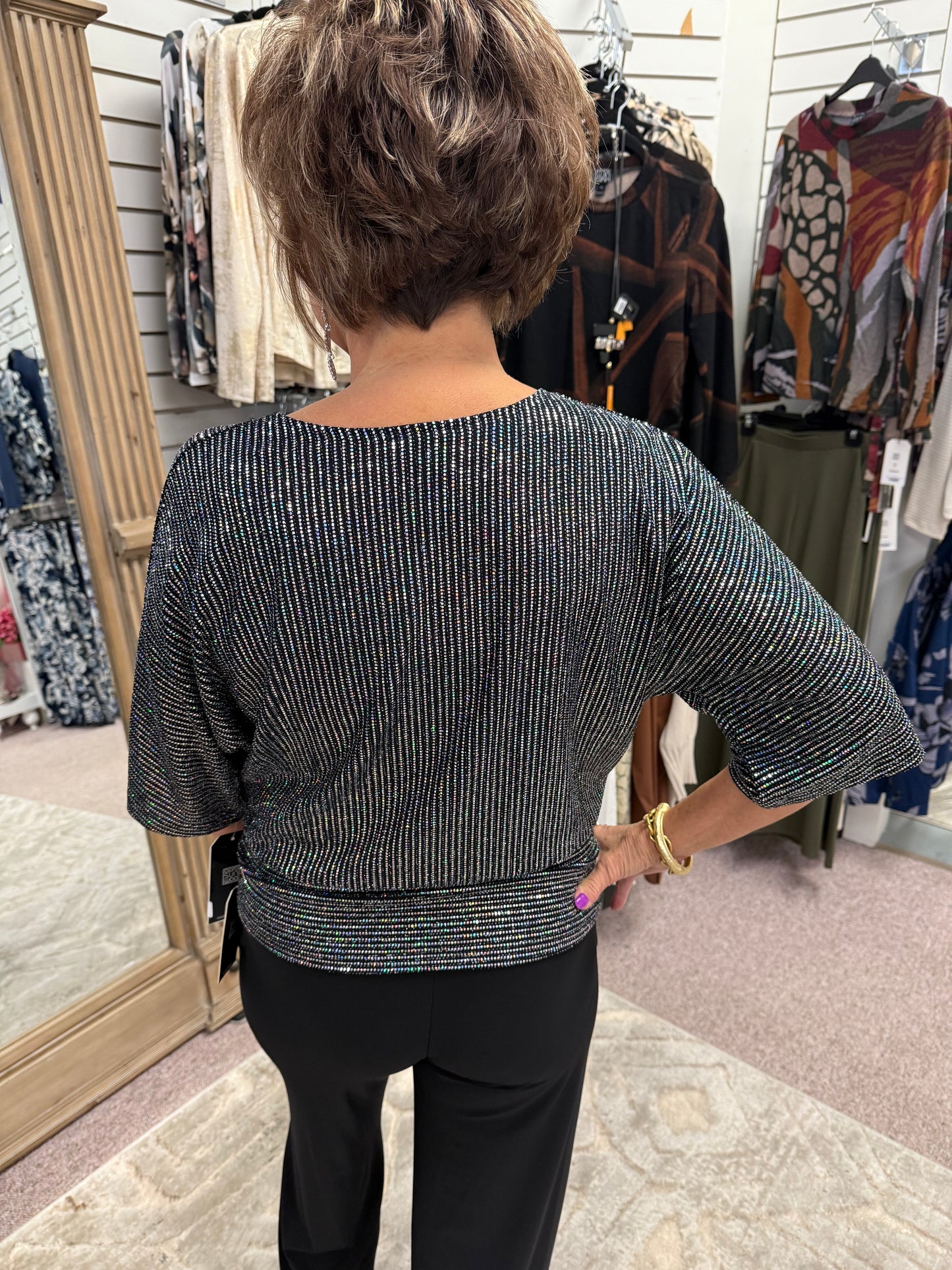 07S1 Shimmer Tie-Top Clara Sun Woo