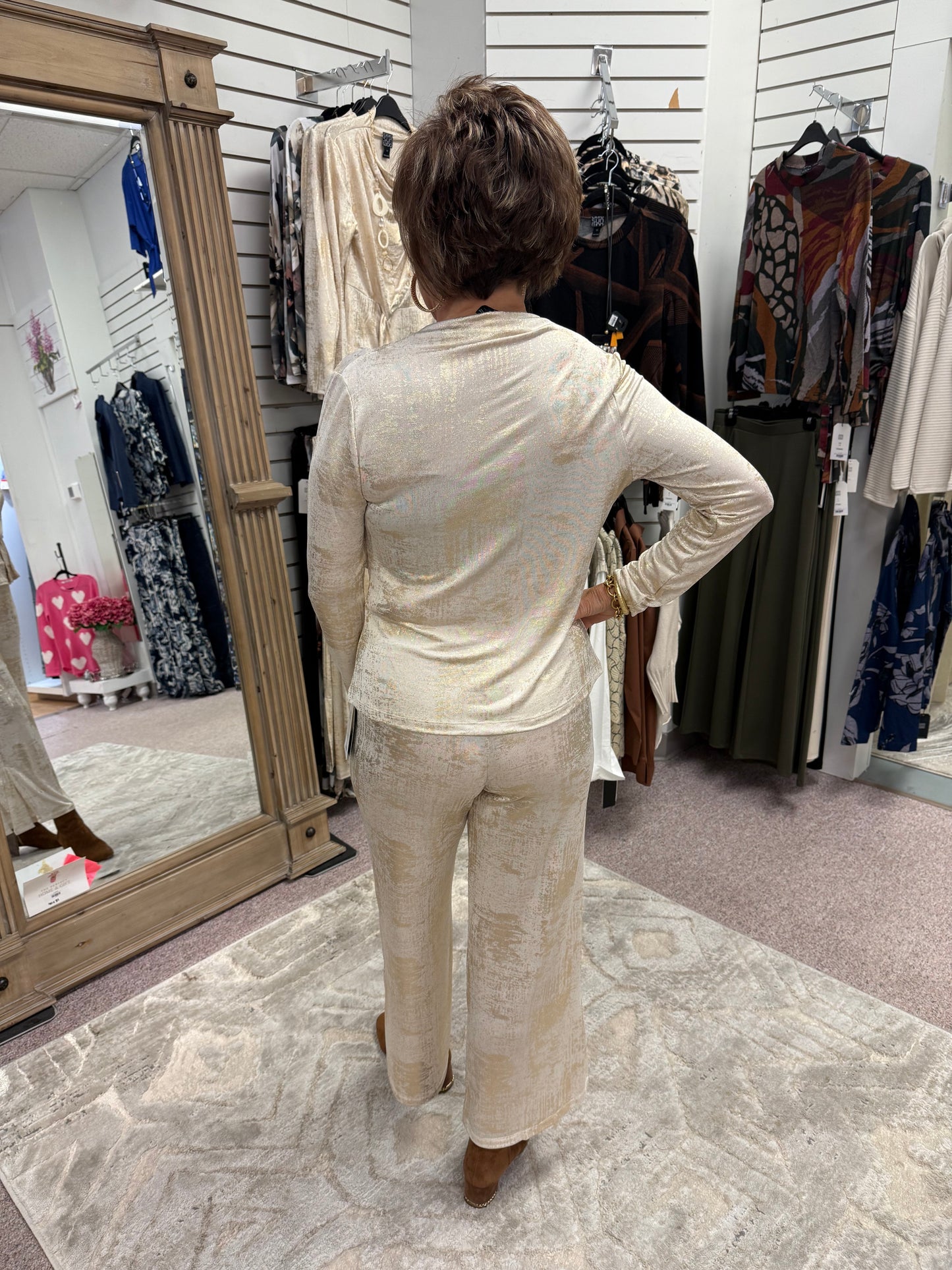 25H5 Champagne Drape Neck CSW