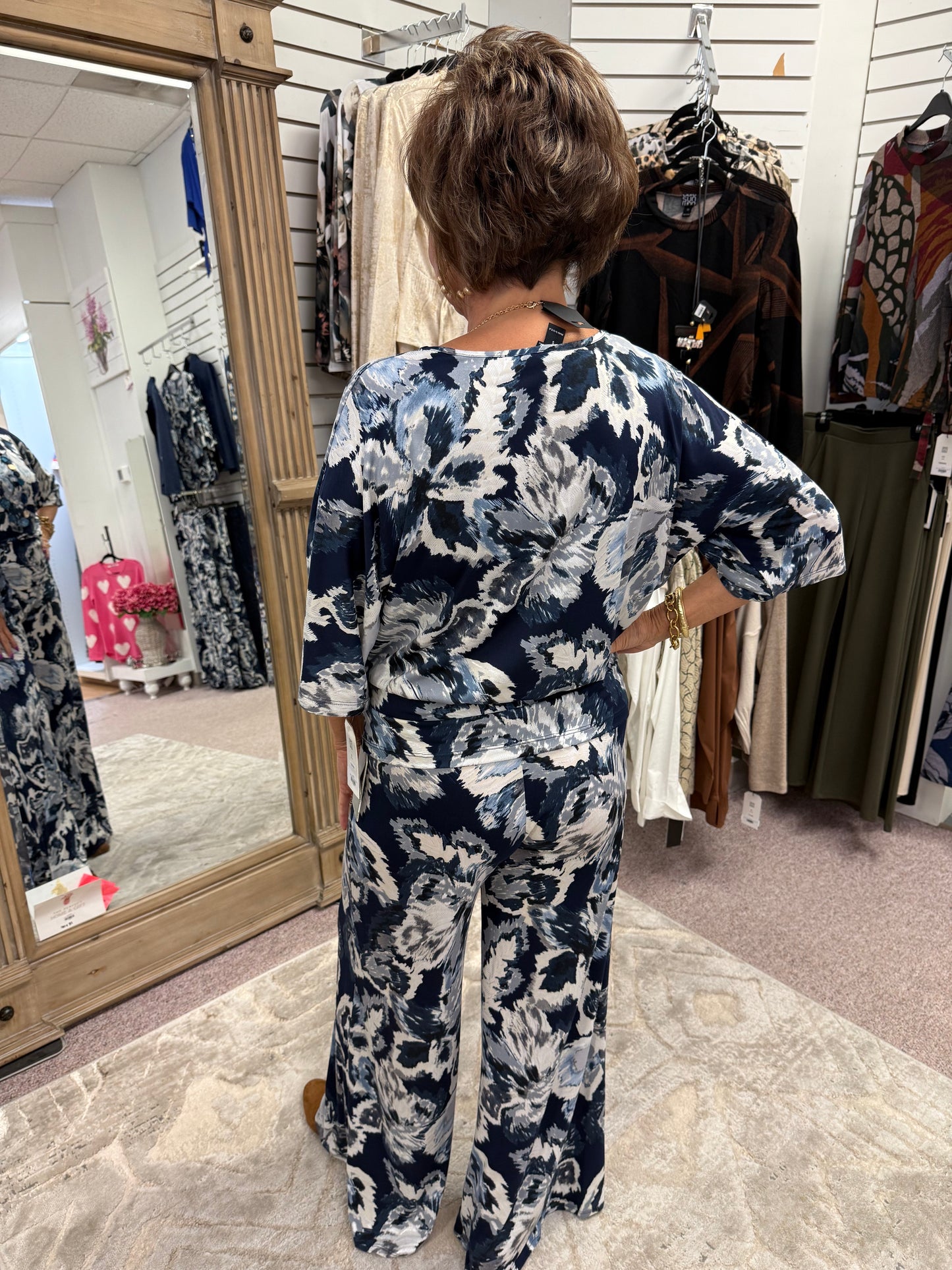 TP35 Navy/Silver Palazzo Clara Sun Woo