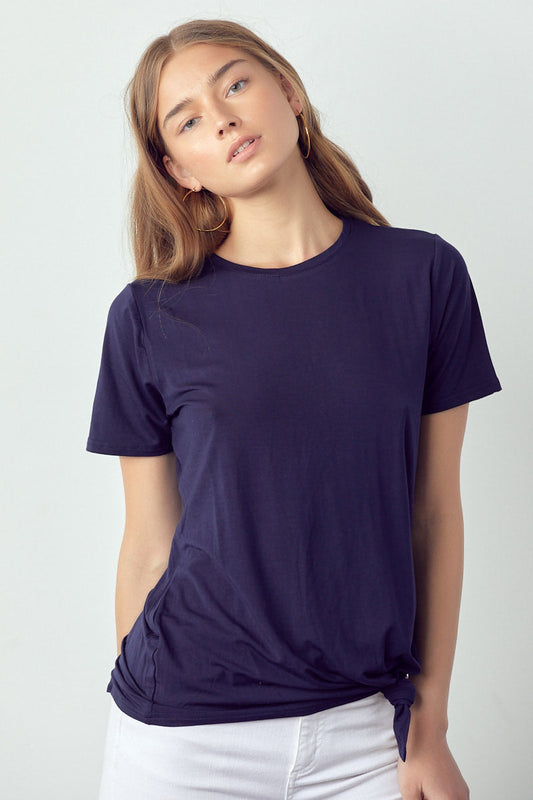 8621 Navy V-Neck JOH