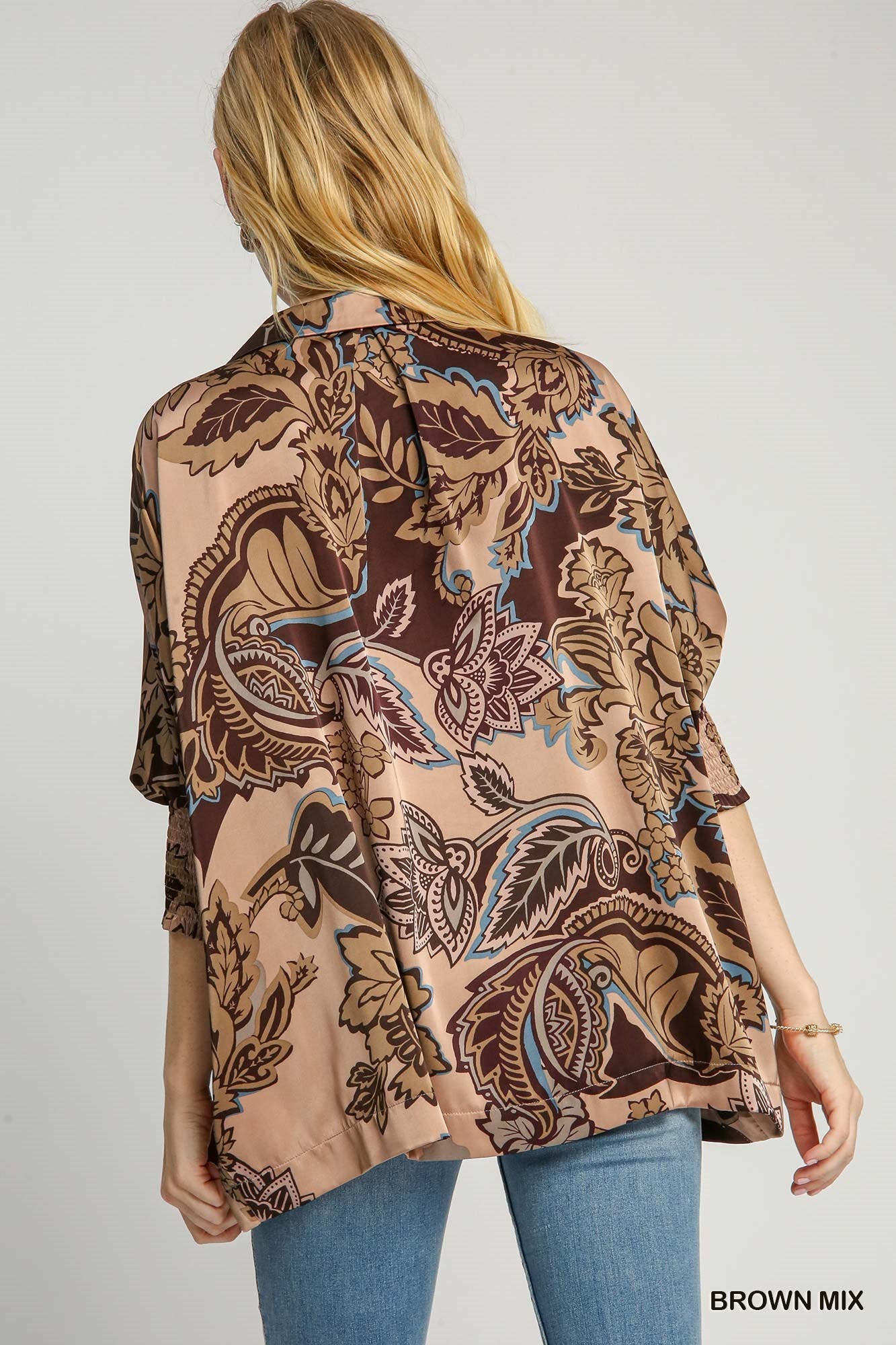 8699 Paisley print top UMG