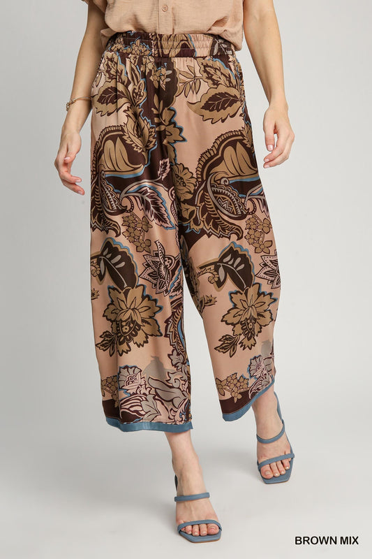 8700 Satin Paisley Pant UMG