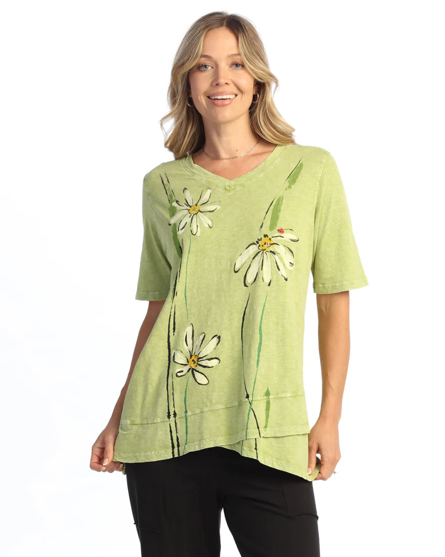 2218 Whimsy Tulip Hem Top JNJ