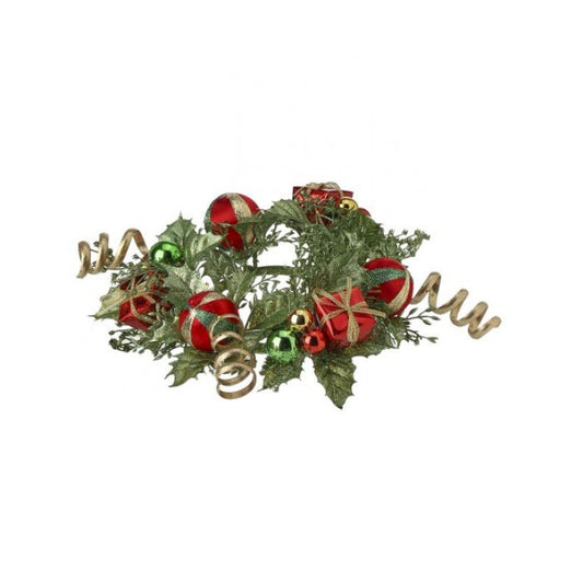 4554 Holly Candle Ring RIB