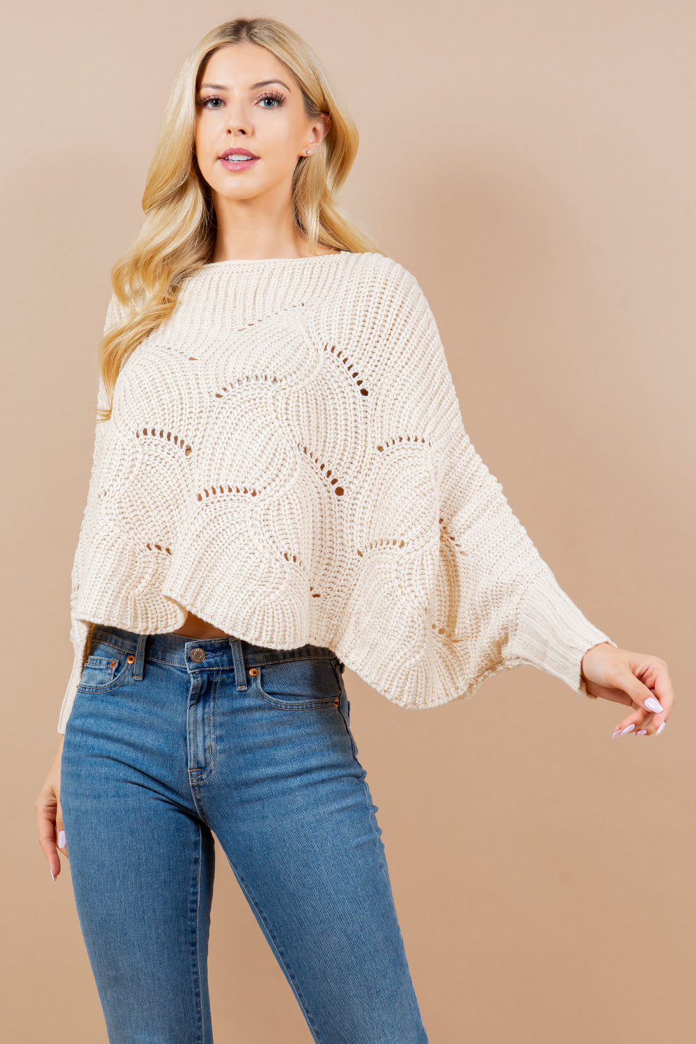 4271 Layered Crop Knit DHV