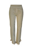 Tan Angle Pant Fringe TBC