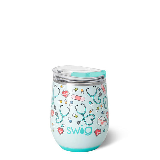 Scrub Life Stemless Cup 12 Oz SWG