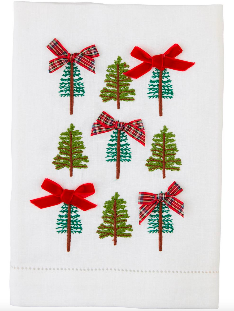 0149 Tree Repeat Embroidered Towel MPC