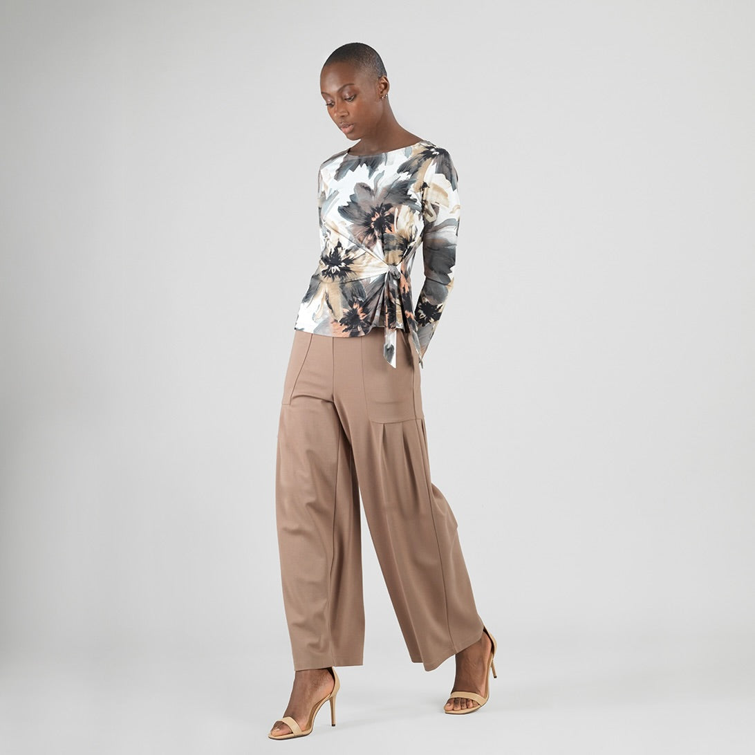 Floral Print Tie Top CSW