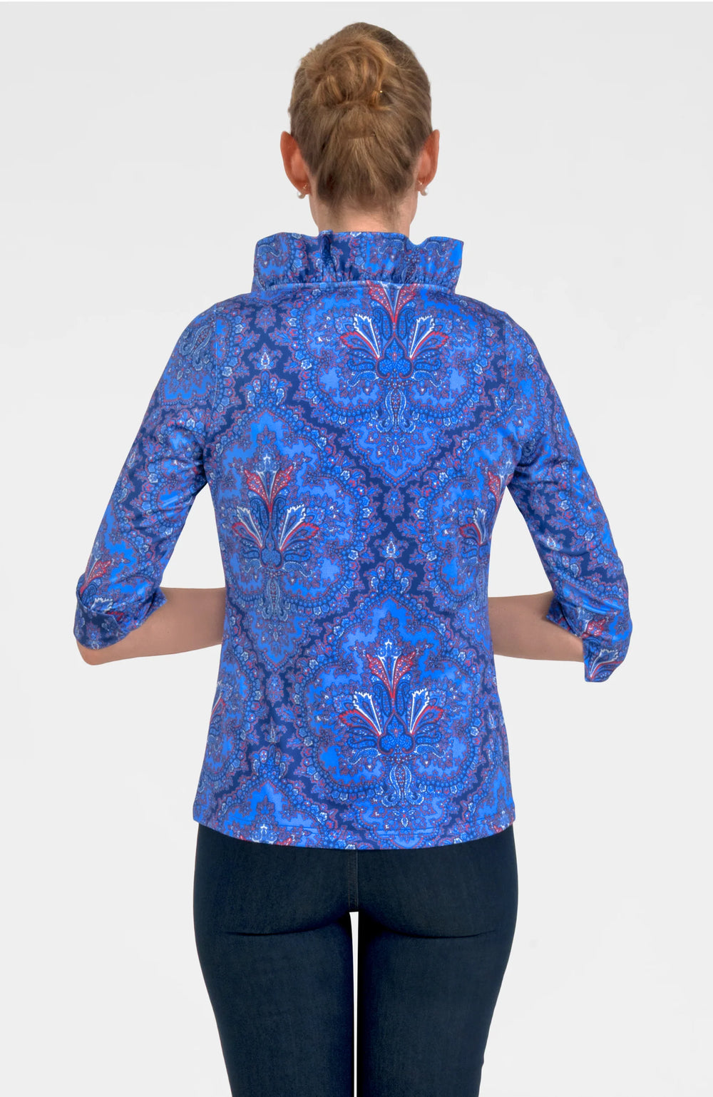 Gretchen Scott Passion Paisley Top GSL