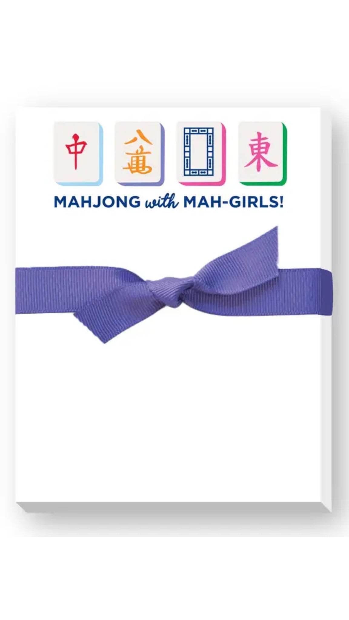 Mahjong Mah-Girls Mini Notepad