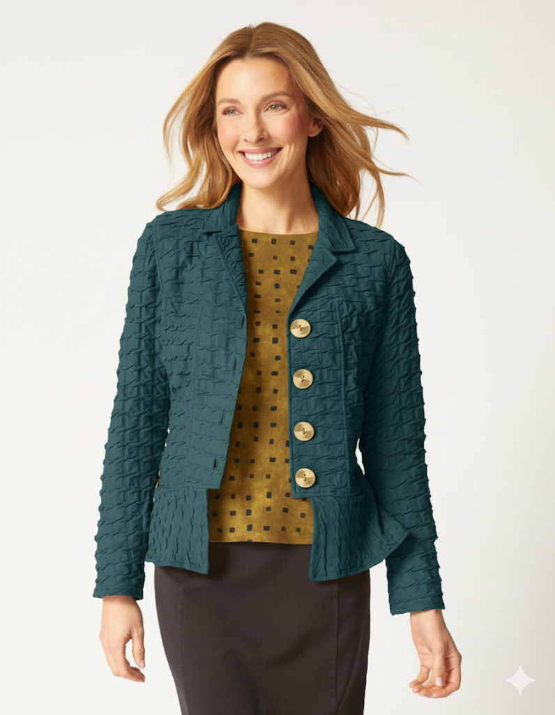9106 Textured Jacket HAB