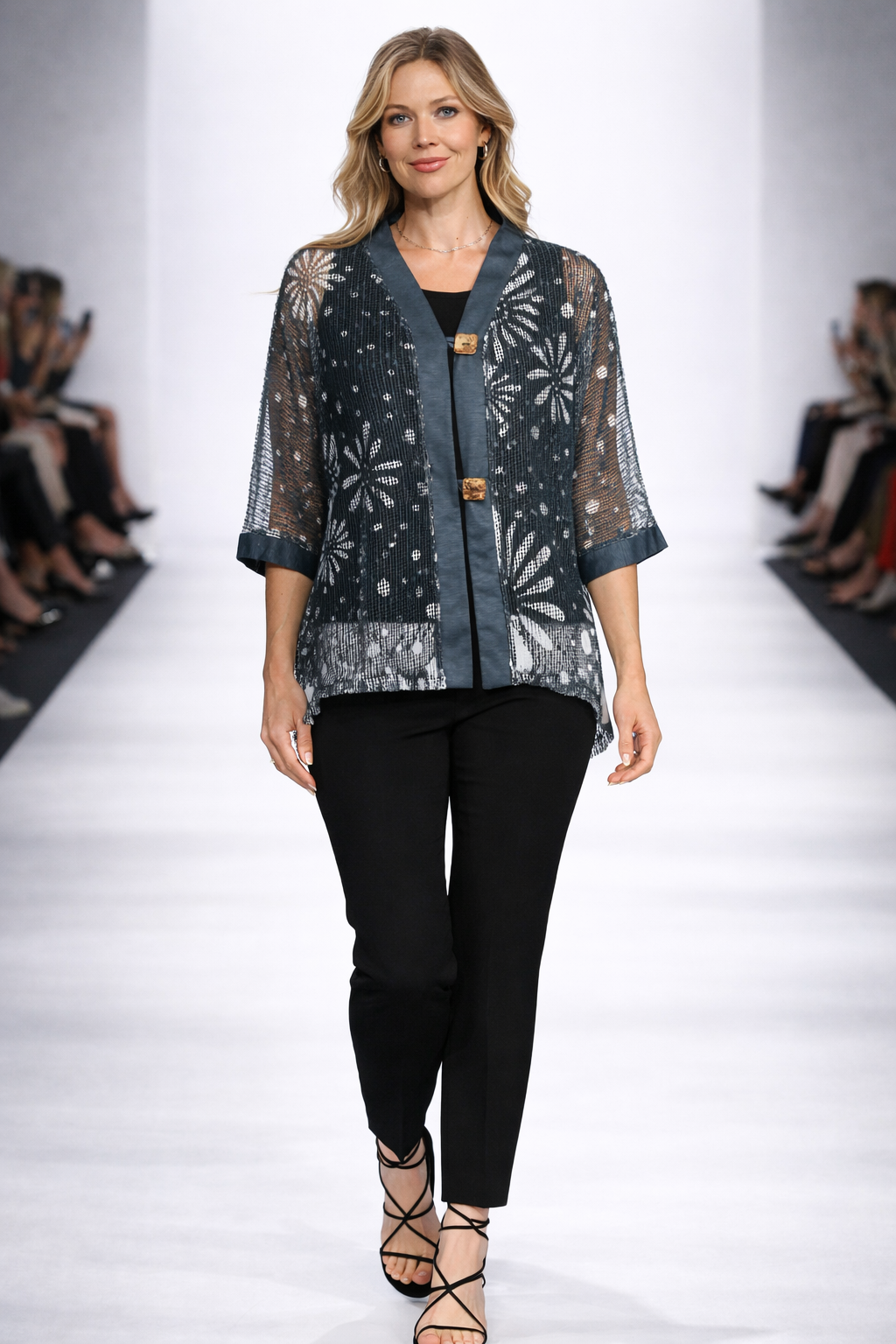 2182 Mesh Cardigan JNJ