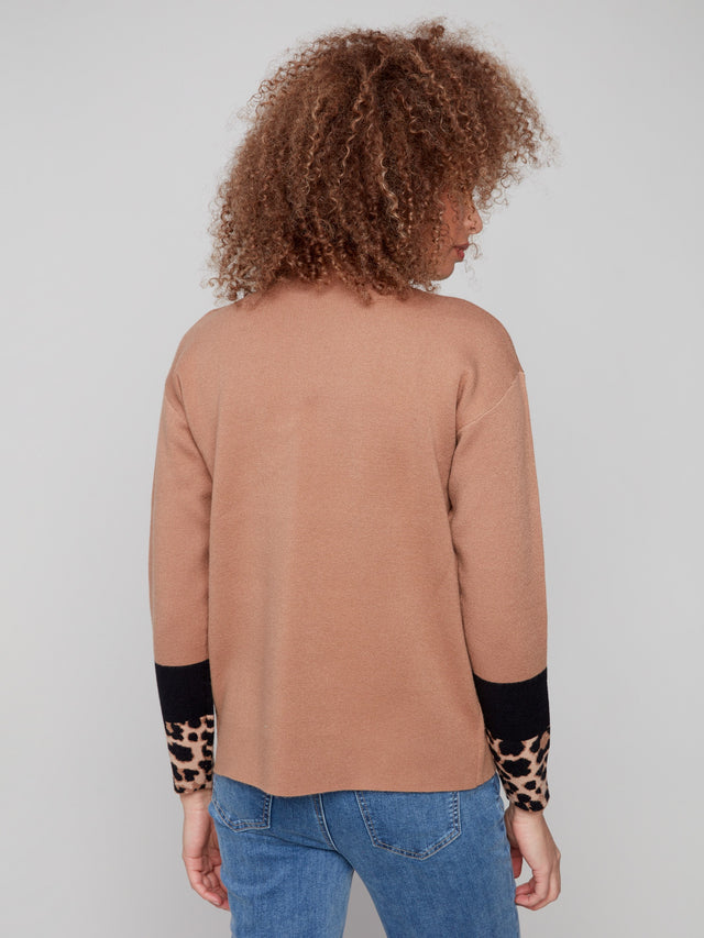 2895 Sweater W/Contrast SLV CWB