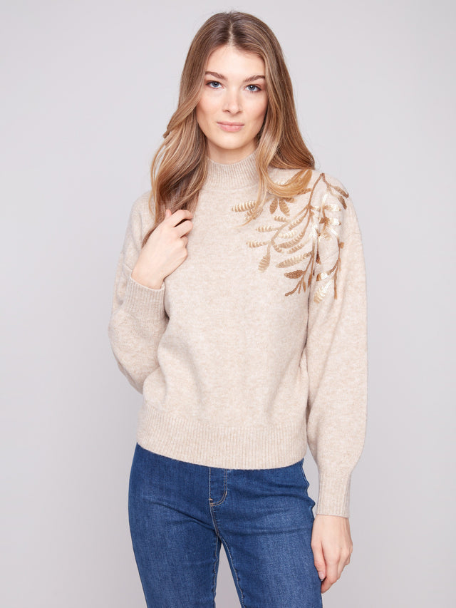 2856 Sweater W/ Sequins CWB