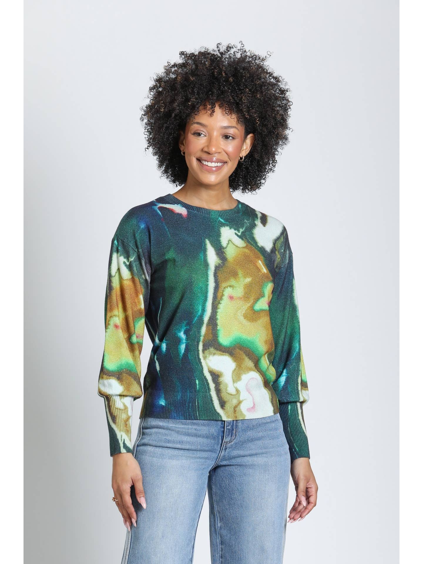 121E Liquid Marble Sweater APN