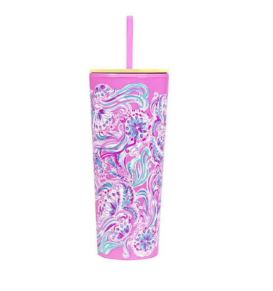3620 Lilly Pulitzer Tumbler With Straw In Don’t Be Jelly LGP