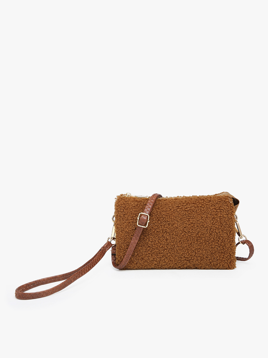 013 Riley Wristlet in Brown JEN