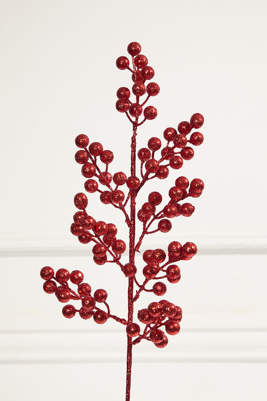 8969 24" Glittered Berry RIB