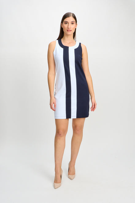 0703 Navy Stripe Dress ORL