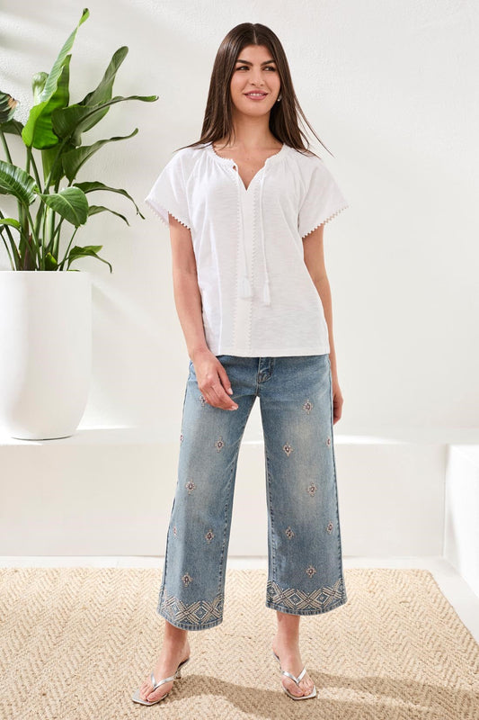 8168 Top W/Tassel HTI